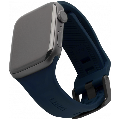 Силиконовый ремешок UAG Scout Silicone Watch Strap для Apple Watch 49/45/44/42мм. тёмно-синий