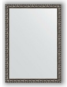Зеркало в багетной раме поворотное Evoform Definite 50x70 см черненое серебро 38 мм (BY 0788)