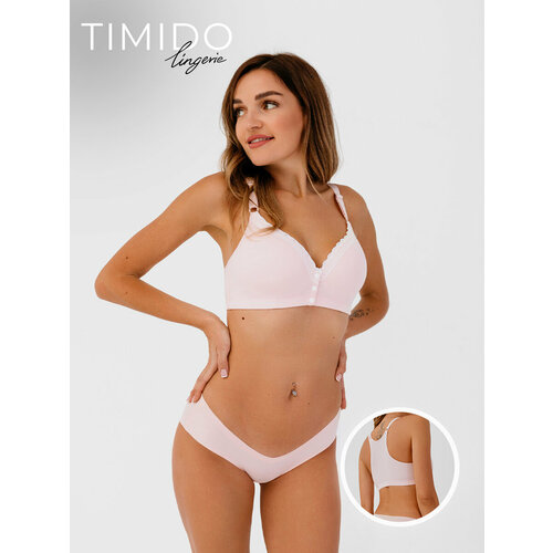 фото Бюстгальтер timido, размер 75c, розовый