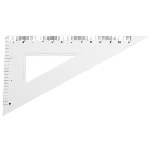 Треугольник 13 см, 30°, прозрачный