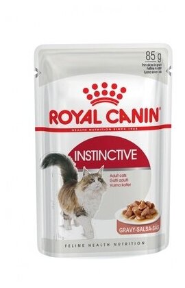Royal Canin паучи RC Кусочки в соусе для кошек: 1-7 лет (Instinctive) 40590008R0 | Instinctive 0,085 кг 21616 (2 шт)
