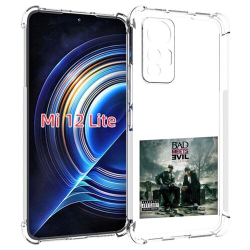 Чехол MyPads Eminem BAD MEETS EVIL – HELL THE SEQUEL для Xiaomi 12 Lite задняя-панель-накладка-бампер
