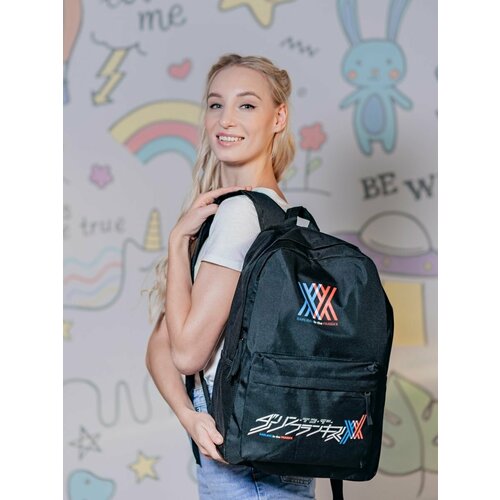 Рюкзак kids darling in the franxx anime backpack teens school bags bookbag cartoon travel casual mochilas support custom 16 inch