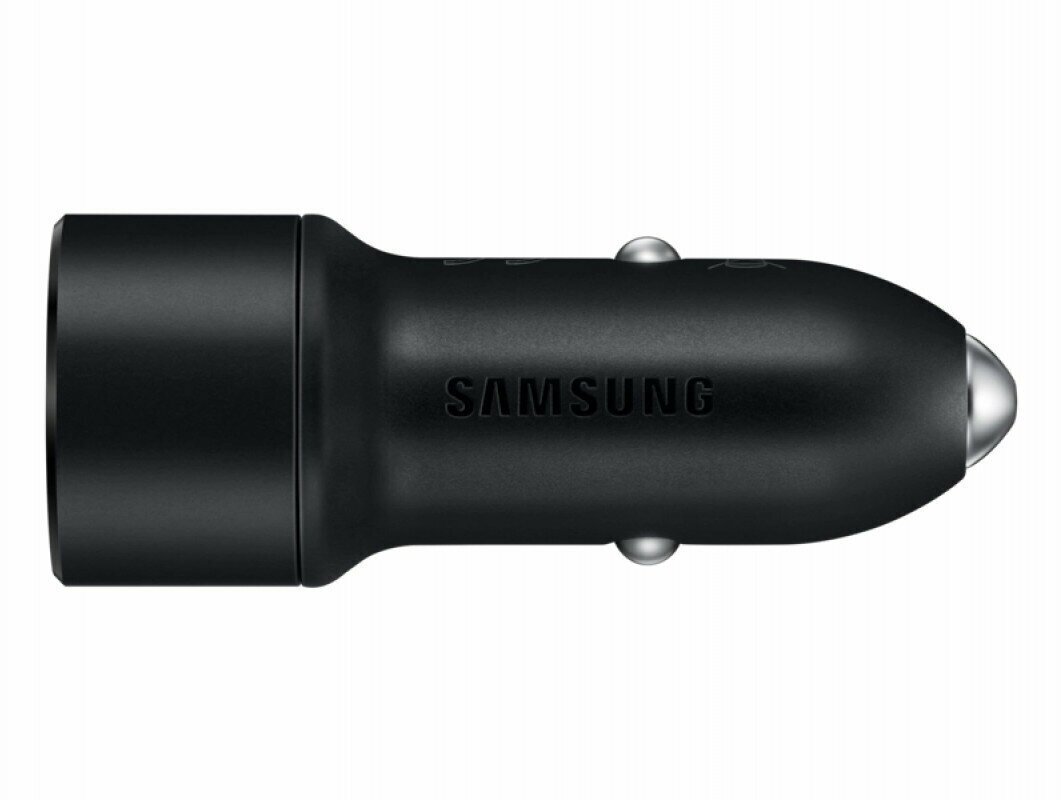 Автомобильное зарядное устройство SAMSUNG EP-L1100, 2xUSB, 2A, черный - фото №9