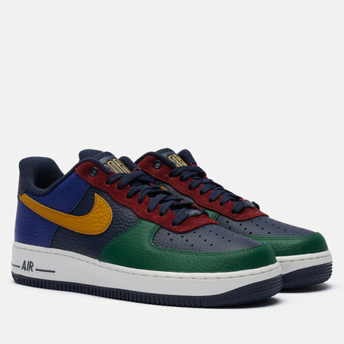 Кроссовки NIKE Wmns Air Force 1 Low LX Gorge Green, повседневные, натуральная кожа, размер 39, синий