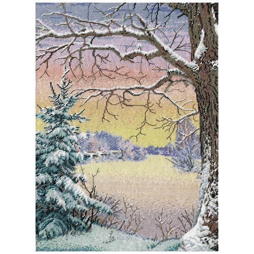 фото Набор для вышивания panna "зимняя палитра" 30.5x42.5 см