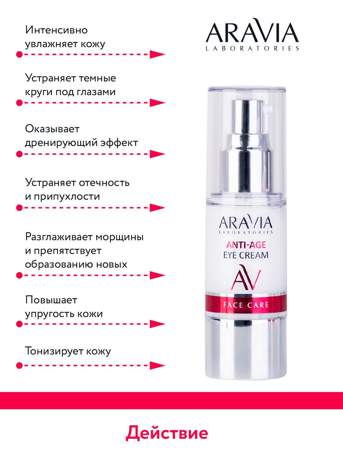 ARAVIA Омолаживающий крем для век Anti-Age Eye Cream, 30 мл