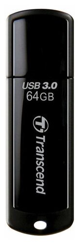 Флеш-диск 64 GB TRANSCEND Jetflash 700 USB 3.0 черный, 1 шт