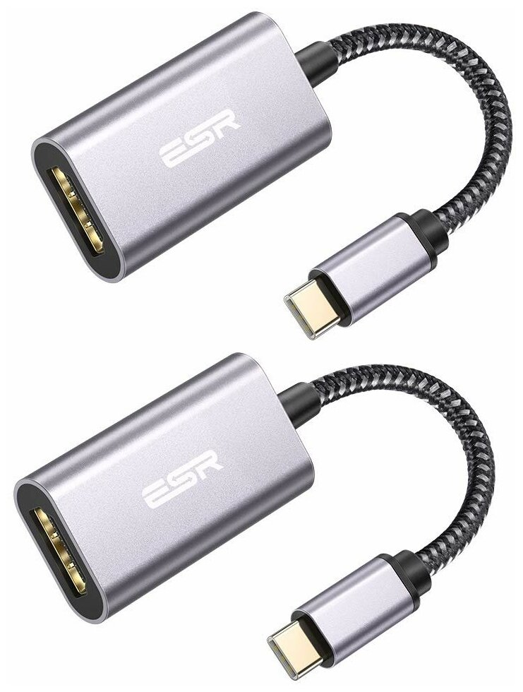 Универсальный адаптер ESR USB C to HDMI Adapter 4K 30Hz 2 шт