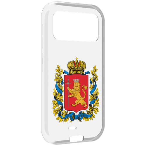Чехол MyPads герб-владимирская-область для Oukitel F150 H2022 задняя-панель-накладка-бампер