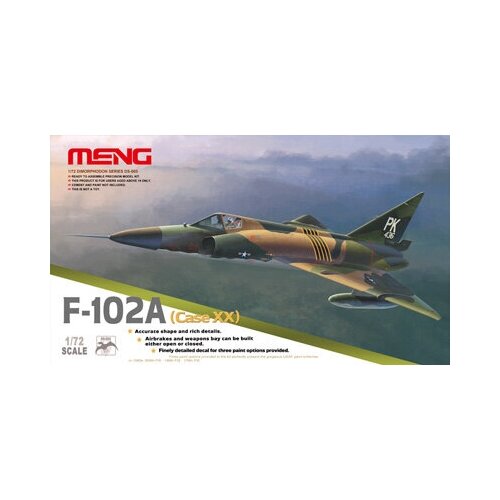 MENG DS-005 самолёт F-102A(Case XX) 1/72 сборные модели meng ds 006 самолёт convair f 106a delta dart interceptor 1 72