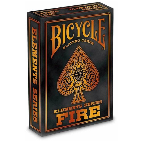 Bicycle игральные карты Bicycle Fire 54 шт. оранжевый 1 шт. картина мозаикой 15х20 огненные оттенки 16 цветов