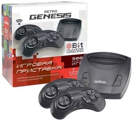 Игровая приставка Retro Genesis Junior Wireless (300игр 8 bit)+ 2 проводных джойстика