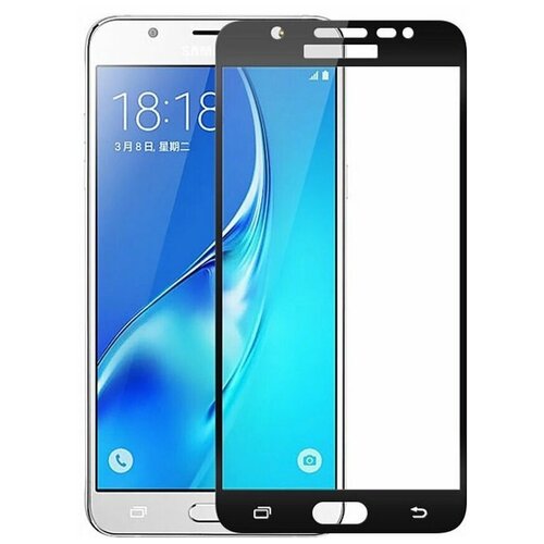 PERO Защитное стекло FullScreen для Samsung Galaxy J2 (2018) SM-J250 (black) защитное стекло 6d для samsung j250f galaxy j2 2018 черный vixion