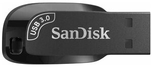 Флеш накопитель 32GB SanDisk CZ410 Ultra Shift, USB 3.0, Black