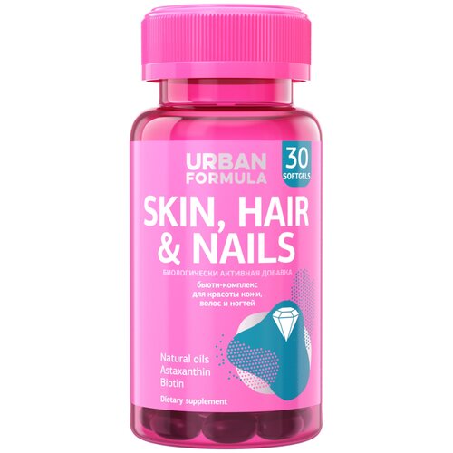 Urban Formula Skin, Hair & Nails капс., 54 г, 30 шт.