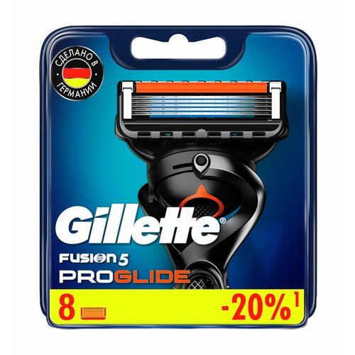 Набор из восьми сменных кассет к бритве Gillette Fusion Proglide 5 набор из двух сменных кассет к бритве gillette skinguard sensitive 2