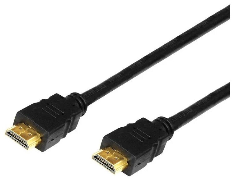 Шнур HDMI - HDMI gold 3М с фильтрами (PE bag) PROCONNECT