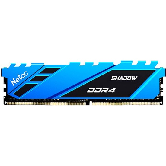 Оперативная память NETAC DDR4 8Gb 2666MHz pc-21300 Netac Shadow Blue (NTSDD4P26SP-08B) - фотография № 6