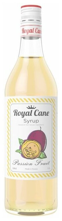Сироп Royal Cane Маракуйя 1л - фото №3