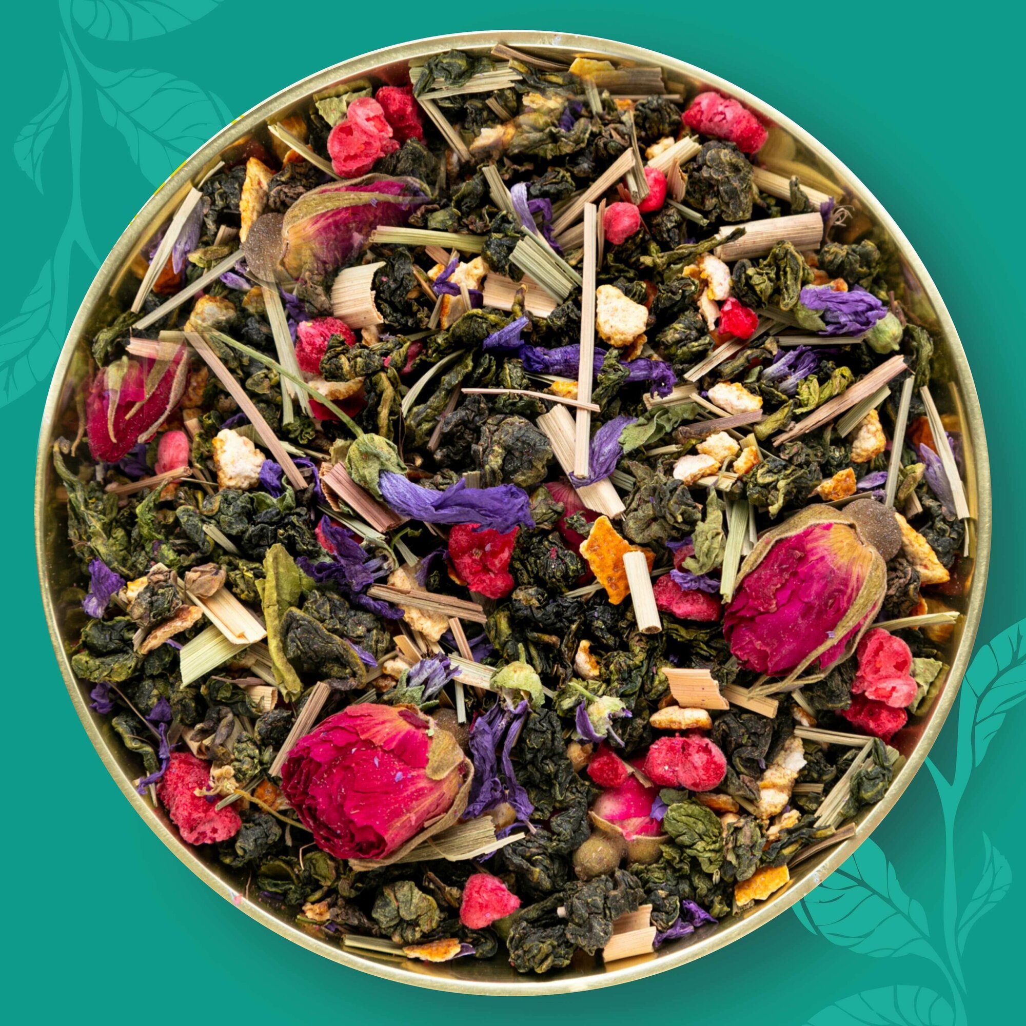 EMIR TEA Зеленый чай рассыпной листовой Улун Фейерверк, 100 г. - фотография № 1