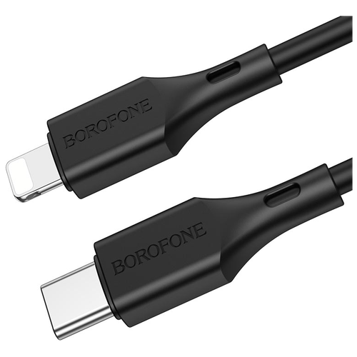 Кабель TYPE-C Lightning 8Pin BOROFONE BX49 Cool PD 1м черный кабель usb c на lightning borofone bx49 cool pd