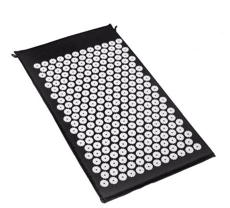 Аппликатор Кузнецова Массажный коврик, акупунктурный, Игольчатый Acupressure Mat, черный