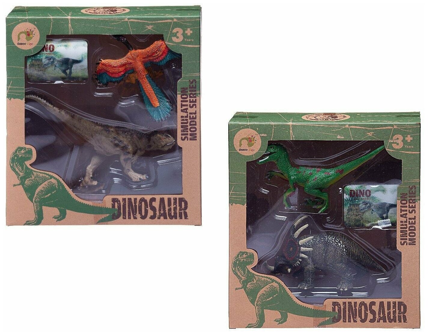 Игровой набор Junfa Мои любимые динозавры серия 3  225х8х245см WA-14615