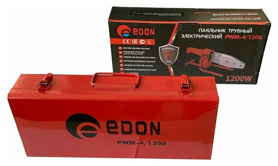 Аппарат для раструбной сварки EDON PWM-4/1200 БИТ - фото №4