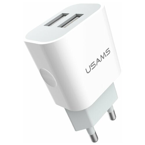 US-CC023 2.4A Dual USB Travel Charger European Standard(white)