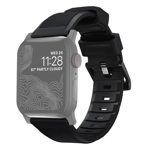 Аксессуар Ремешок Nomad для APPLE Watch 40mm/38mm Rugged Strap V2 Black-Black NM1A31BN00