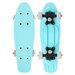 Скейтборд 42 х 12 см, колеса PVC 50 мм, пластиковая рама, цвет голубой