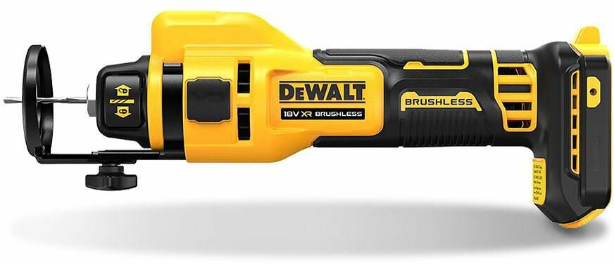 DeWALT DCE555N SOLO Фрезер по гипсокартону (18.0 В, 26000 об/мин, Bl-мотор, 0,8кг) - фотография № 1