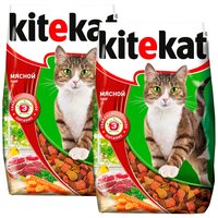 KITEKAT мясной ПИР для взрослых кошек (15 + 15 кг)