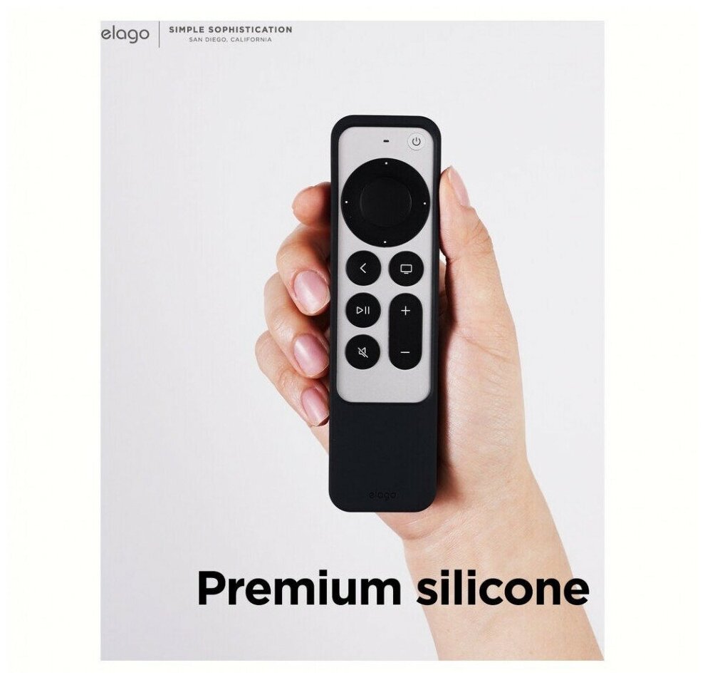 Чехол Elago R2 Slim Case для пульта Apple TV (2021) черный