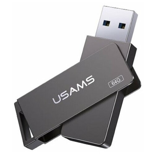 USB Flash Drive 64Gb - Usams US-ZB196 Rotatable High Speed Grey ZB196UP01