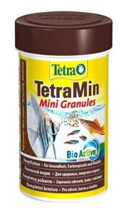 Корм для молоди и мелких рыб TetraMin Mini Granules в mini гранулах 100 мл - фотография № 14