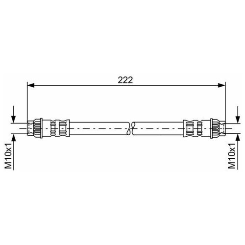 BOSCH 1987476914 Тормозной шланг