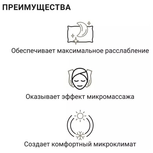 Подушка эргономичная LUBUA Lepapi П503, молочная