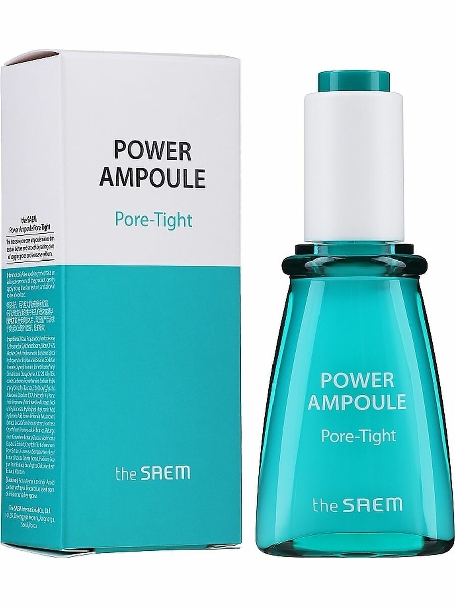 Сыворотка для сужения пор, 35 мл, POWER AMPOULE Pore-Tight, THE SAEM, 8806164168295