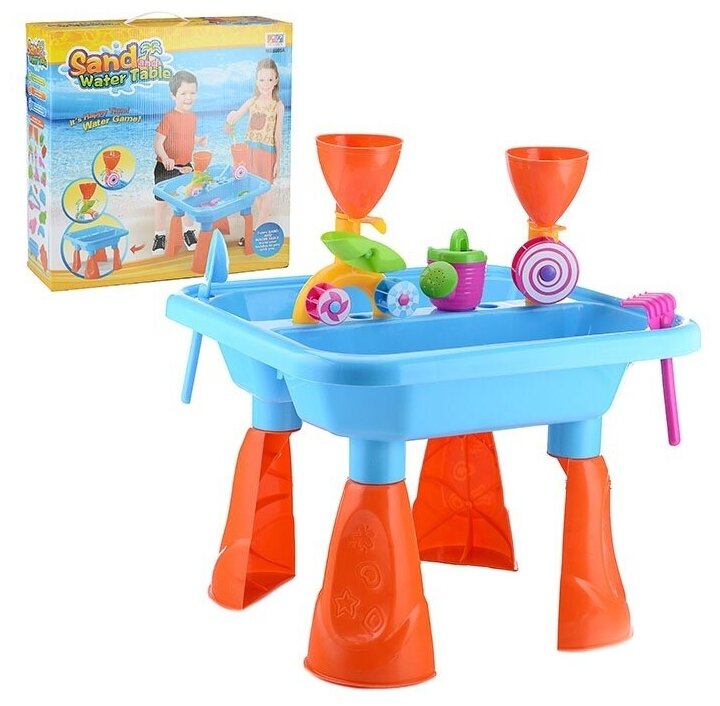 Стол для игр с песком и водой Hualian Toys "Водяные мельницы" в коробке (8805А-1)