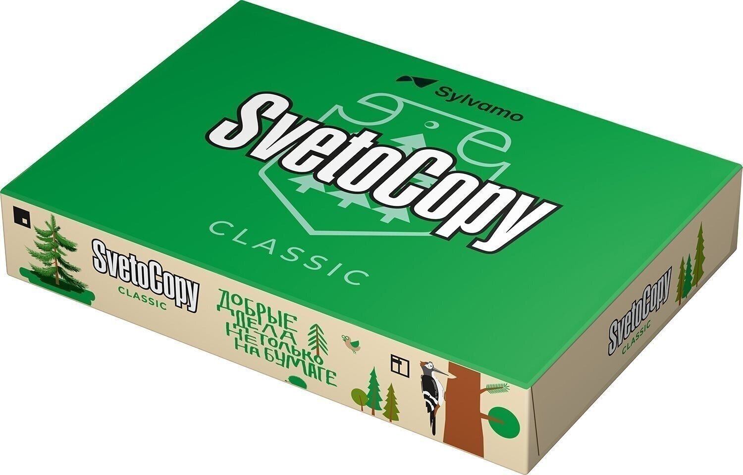 Бумага SvetoCopy A4 Classic 80 г/м², 500 л, 0 эт, 21 мм, белый