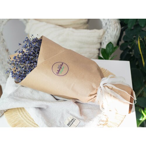 Большой Букет натуральной лаванды сухоцвет 30 см 100 гр 643₽