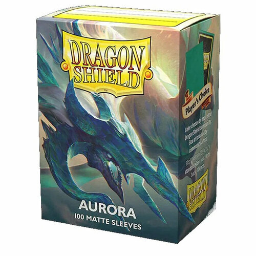 Протекторы Dragon Shield Aurora Matte 64x89 мм, 100 шт. для карт MTG, Pokemon