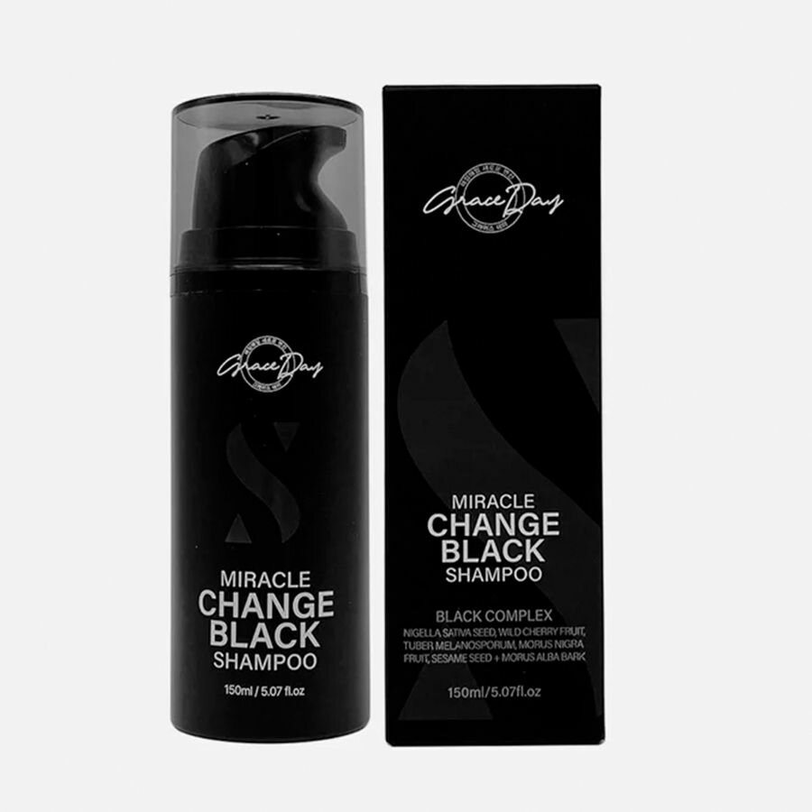 Черный тонирующий шампунь для волос MIRACLE CHANGE BLACK SHAMPOO