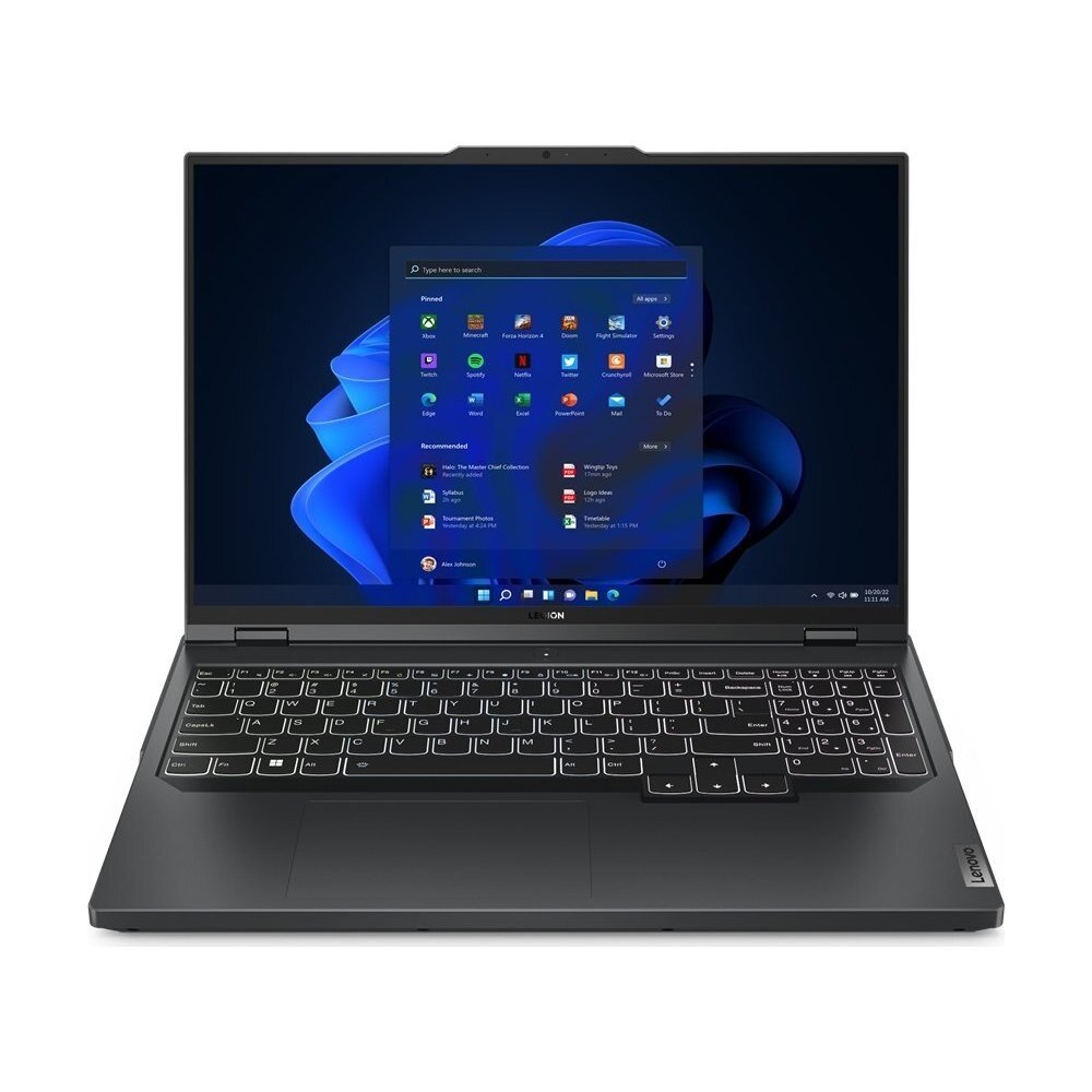 Ноутбук 16" IPS WQXGA LENOVO Legion Pro 5 16IRX8 grey (Core i7 13700HX/16Gb/1Tb SSD/4060 8Gb/noOS) (82WK003VRK)