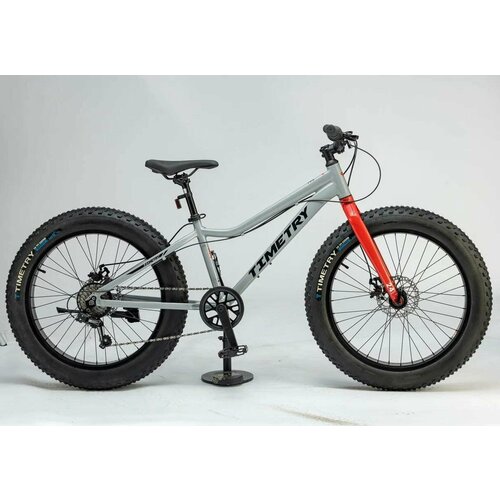 Велосипед фэтбайк Fatbike Time Try TT2157s 20 Алюминиевая рама 12 серый 25500₽