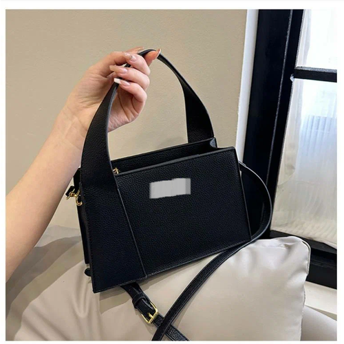 Сумка кросс-боди , фактура зернистая, черный