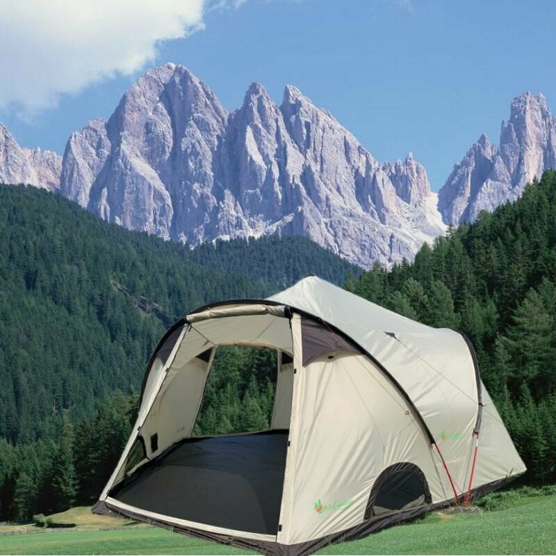Роскошный шатер туристическая с полом, 6 местная , летняя палатка дом, белое