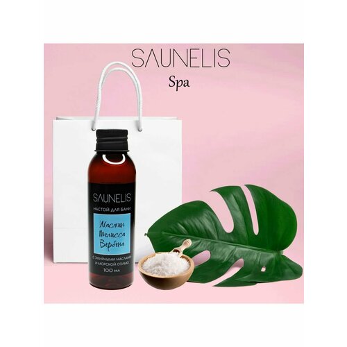 Настой для бани с эфирными маслами и солью 100 мл.